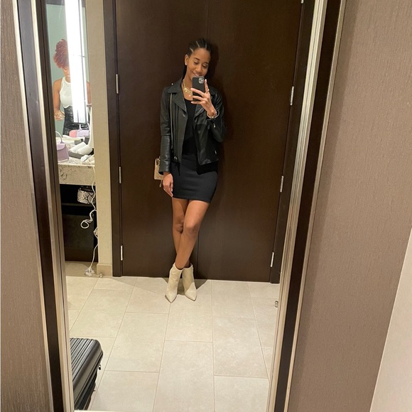 H&M Black Bodycon Mini Dress - Women’s Size 4 - Picture 1 of 8